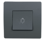 EL BASIC TG112A PUSH BUTTON SWITCH GRAPHITE-OLD