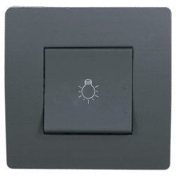 EL BASIC TG112A PUSH BUTTON SWITCH GRAPHITE-OLD