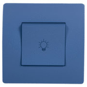 EL BASIC TG112A PUSH LIGHT BUTTON SWITCH BLUE-OLD