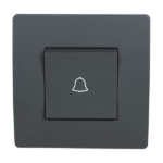 EL BASIC TG112 DOORBELL SWITCH GRAPHITE-OLD