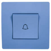 EL BASIC TG112 DOORBELL SWITCH BLUE-OLD