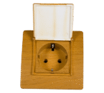 EL BASIC TZ107C GERMAN STANDARD SOCKET WITH COVER