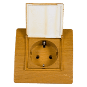 EL BASIC TZ107C GERMAN STANDARD SOCKET WITH COVER