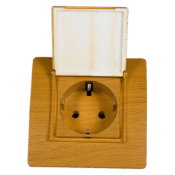 EL BASIC TZ107C GERMAN STANDARD SOCKET WITH COVER