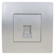 EL BASIC TZ112 COMPUTER LINE SOCKET SILVER GREY-OL