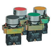 ΜΠΟΥΤΟΝ EL2-BP 42 NC ΚΟΚΚΙΝΟ IP65