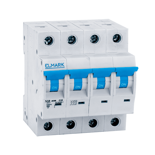 41806C-3 NEW ΜΙΚΡΟΑΥΤΟΜΑΤΗ ΑΣΦΑΛΕΙΑ MCB C64N 6A 4P 6kA ΚΑΜΠΥΛΗ B - Image 1