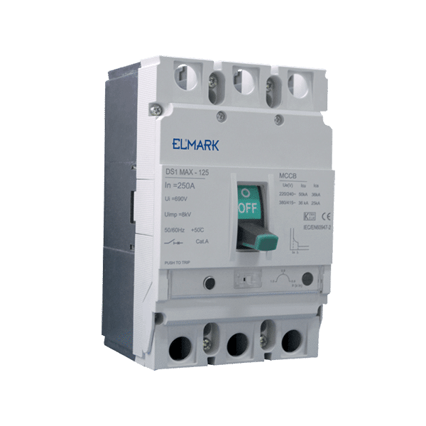 44164MM-3 MCCB DS1 Μ_Υ-125 3P 80A ΡΥΘΜΙΖΟΜΕΝΟ - Image 1