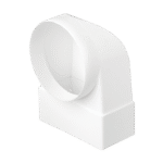 EL02-512 ROUND TO FLAT CONNECTOR 90° D125-220/55MM - Image 2