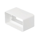 EL02-411 PVC CONNECTOR FOR FLAT DUCTS 110x55MM