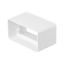 EL02-411 PVC CONNECTOR FOR FLAT DUCTS 110x55MM