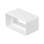 EL02-523 PVC CONNECTOR FOR FLAT DUCTS 220x55MM