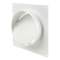EL02-505 PVC WALL FLANGE WITH VALVE D100MM