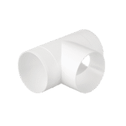 EL02-460 PVC T-JOINT FOR ROUND DUCTS D100MM