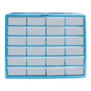 PLASTIC STORAGE BOX 24DRAWERS 50X16X39cm NO SCREW