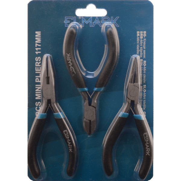 3PCS MINI PLIERS 117mm - Image 2