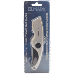 HEAVY DUTY ZINC ALLOY UTILITY KNIFE 5PCS BLADES