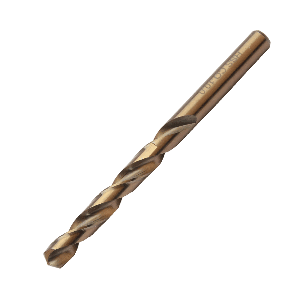 598389-1 TWIST DRILL DIN338 TIN FINISHING 135° M35 5mm - Image 1