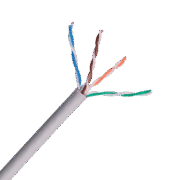 ELMARK Καλώδιο Τηλεπικοινωνιών UTP Cat.5e CCA Γκρι – 1 Μέτρο