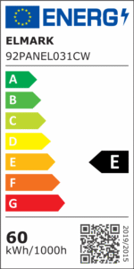 LED ΠΑΝΕΛ HIGH POWER 60W 6400K 595x595mm ΜΕ ΛΕΥΚΟ ΠΛΑΙΣΙΟ - Image 2