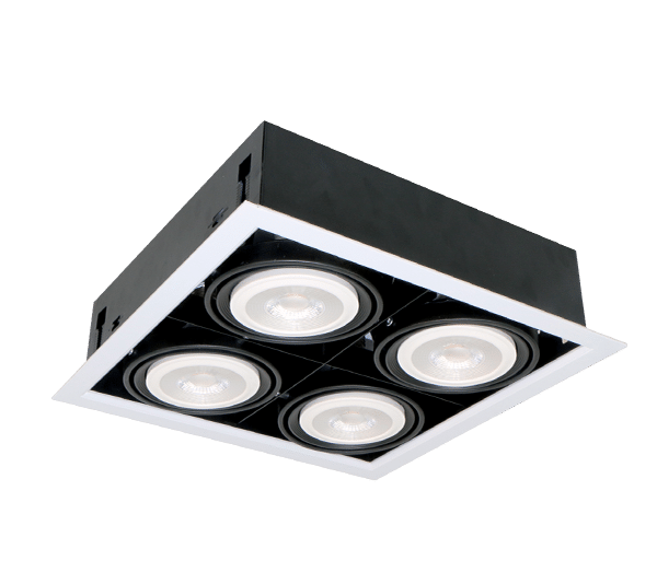 92Q41227WH-3 ΦΩΤΙΣΤΙΚΟ QUAD412 12W 4XE27 2700K ΛΕΥΚΟ - Image 1