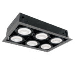 QUAD6 PAR30 6ХE27 DARK GREY