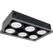 QUAD6 PAR30 6ХE27 DARK GREY