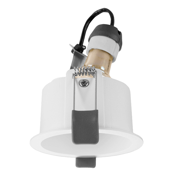 92R6868-2 ΧΩΝΕΥΤΟ ΣΤΡΟΓΓΥΛΟ ΣΠΟΤ R6868 GU10, ΛΕΥΚΟ - Image 1