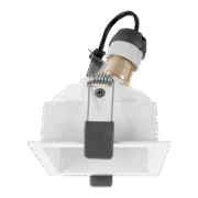 ΧΩΝΕΥΤΟ ΣΤΡΟΓΓΥΛΟ ΣΠΟΤ R6869 GU10, ΛΕΥΚΟ