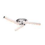 FAYE ΠΛΑΦΟΝΙΕΡΑ LED 3X4W 3200K ΧΡΩΜΙΟ