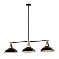 JEMMA ΚΡΕΜΑΣΤΟ ΦΩΤΙΣΤΙΚΟ 3XE27 ΜΑΥΡΟ/ΧΡΥΣΟ