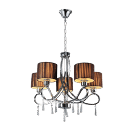 LILLY ΠΟΛΥΦΩΤΟ 5XE27 ΧΡΩΜΙΟ D650X590mm