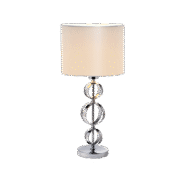 MAYA ΕΠΙΤΡΑΠΕΖΙΟ ΦΩΤΙΣΤΙΚΟ 1XE27 ΧΡΩΜΙΟ D300X650mm