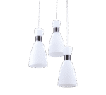 6843 DELL ΚΡΕΜΑΣΤΟ ΦΩΤΙΣΤΙΚΟ 3XЕ27 Ф350ΜΜ ΛΕΥΚΟ