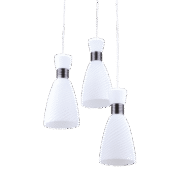 6843 DELL ΚΡΕΜΑΣΤΟ ΦΩΤΙΣΤΙΚΟ 3XЕ27 Ф350ΜΜ ΛΕΥΚΟ