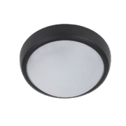 LED ΠΛΑΦΟΝΙΕΡΑ BRLED 6W ΜΑΥΡΗ IP54