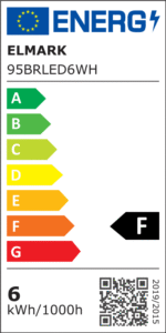 LED ΠΛΑΦΟΝΙΕΡΑ BRLED 6W ΛΕΥΚΗ IP54 - Image 2