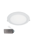 LED ΠΑΝΕΛ ΣΤΡΟΓΓΥΛΟ ΧΩΝΕΥΤΟ 18W 2700K+ ΚΙΤ ΑΣΦΑΛΕΙΑΣ