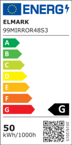 EL-S3 LED ΚΑΘΡΕΠΤΗΣ 48W ΝΤΙΜΑΡΙΖΟΜΕΝΟΣ, IP44 - Image 4
