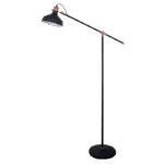 JOHN ΕΠΙΔΑΠΕΔΙΟ ΦΩΤΙΣΤΙΚΟ 1XE27 ΜΑΥΡΟ H1500mm