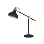 JOHN ΕΠΙΤΡΑΠΕΖΙΟ ΦΩΤΙΣΤΙΚΟ 1XE27 ΜΑΥΡΟ H600mm