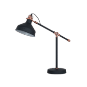 JOHN ΕΠΙΤΡΑΠΕΖΙΟ ΦΩΤΙΣΤΙΚΟ 1XE27 ΜΑΥΡΟ H600mm