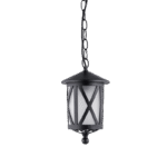 ERIK ΦΑΝΑΡΙ ΚΡΕΜΑΣΤΟ 1XE27 ΜΑΥΡΟ