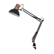 LUKE ΕΠΙΤΡΑΠΕΖΙΟ ΦΩΤΙΣΤΙΚΟ 1XE27 ΜΑΥΡΟ H700mm