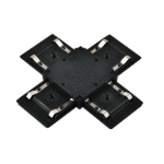 EL-XC X-CONNECTOR FOR ULTRA SLIM MAGN. RAIL BLACK - Image 2