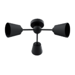 JUDY ΠΟΛΥΦΩΤΟ 3XЕ27 ΜΑΥΡΟ