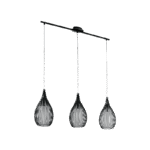 MALI ΚΡΕΜΑΣΤΟ ΦΩΤΙΣΤΙΚΟ 3XE27 ΜΑΥΡΟ