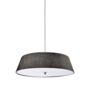 YVONNE ΚΡΕΜΑΣΤΟ ΦΩΤΙΣΤΙΚΟ 3XE27 D350 ΜΑΥΡΟ