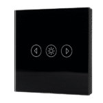 Elmark Wi-Fi Smart Touch Διακόπτης Ντίμερ Μαύρος (195012/BL) - Image 2