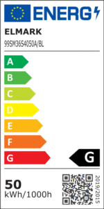 ΗΧΟΑΠΟΡΡΟΦΙΤΙΚΟ LED ΠΡΟΦΙΛ ΚΡΕΜΑΣΤΟ S36 50W 4000K ΜΑΥΡΟ - Image 4